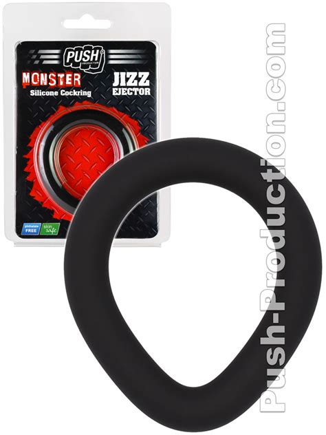 Push Monster Jizz Ejector Silicone Cockring From Push Monster Toys