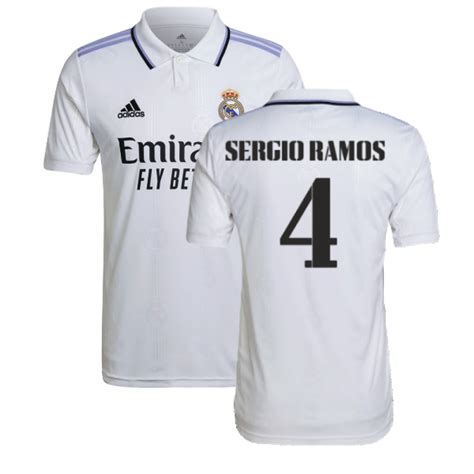 2022 2023 Real Madrid Home Shirt Sergio Ramos 4 Ph