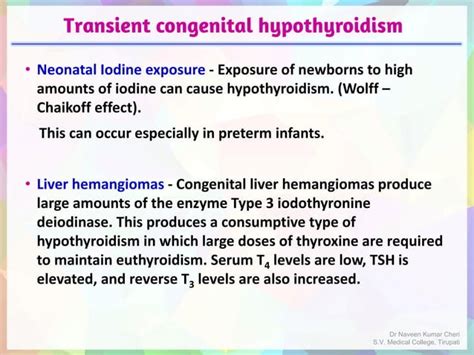 Congenital Hypothyroidism