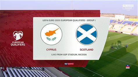 Football Matches Uefa Euro 2020 Qualifiers Cyprus Vs Scotland 16