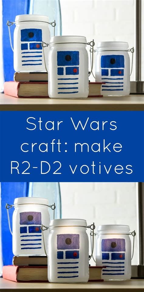 Star Wars Craft R2d2 Luminaries On A Budget Star Wars Crafts Star