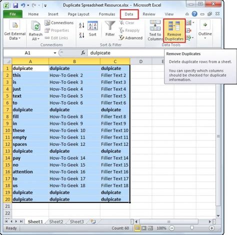 How To Remove Duplicate Rows In Excel