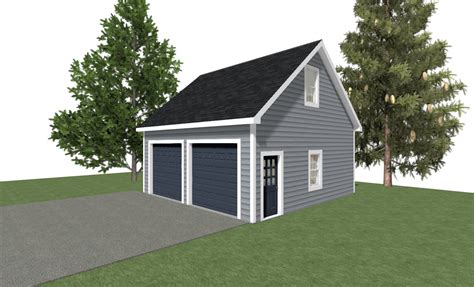 Garage Plans 24 X 24 2 Car Garage Plans 10 Wall 1012 And 1212