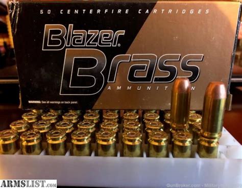 Armslist For Sale Cci Blazer Brass Ammunition 40sandw 165gr Fmj 500 Rounds