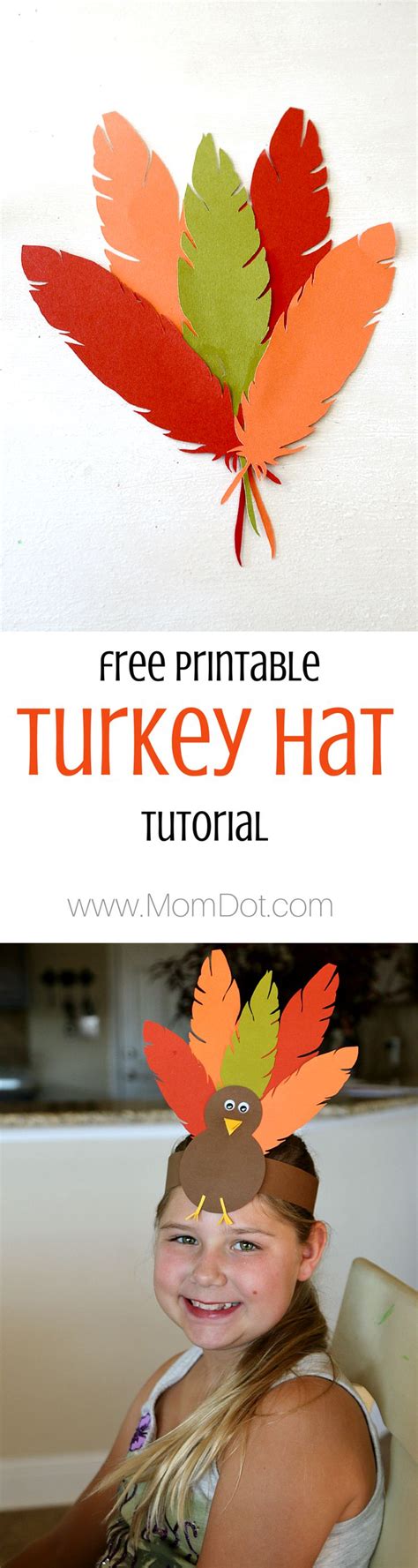 turkey hat thanksgiving headband craft  kids