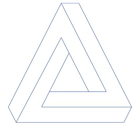 How To Draw The Impossible Triangle At How To Draw