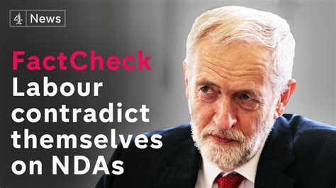 Factcheck Labour Contradict Themselves On Non Disclosure Agreements