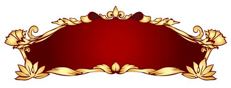 Transparent Red Deco Banner PNG Picture | Banner clip art, Banner ads png image