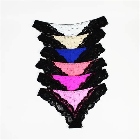 High Quality Womens Sexy Thong Cotton Panties Lace Underwear Women
