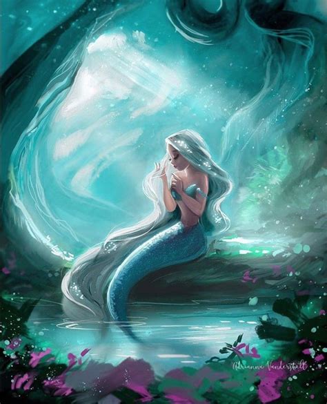 Pin By Anthony Voxland On Mermaid Mermaid Art Mermaid Artwork Anime