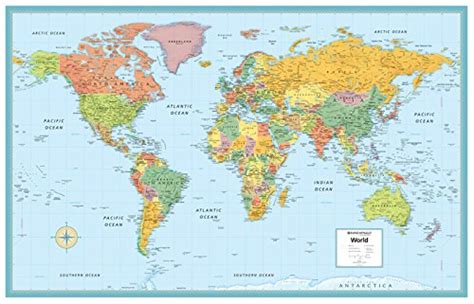 Flat Map Of The World