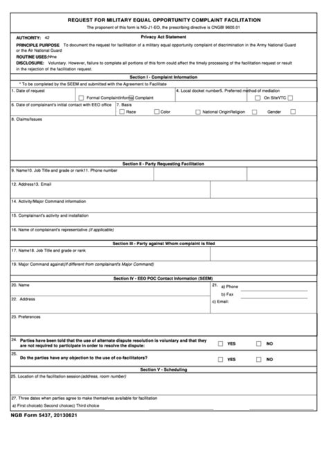 Top Ngb Forms And Templates Free To Download In Pdf Format