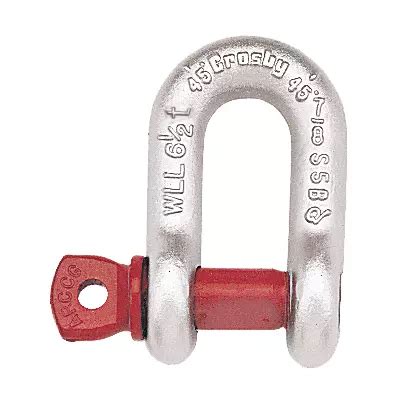 Screw Pin Chain Shackle Crosby G Traction Levage
