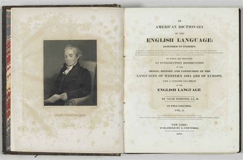Webster Noah 1758 1843 An American Dictionary Of The English