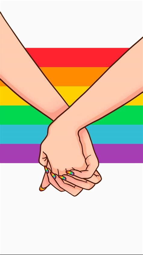 Download Gay Couple Holding Hands Lgbt Phone Wallpaper