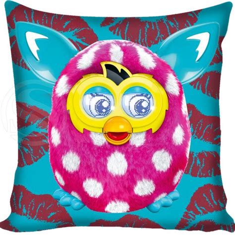 Customized Pillow Cover Decorative Pillowcase Furby Square Zipper