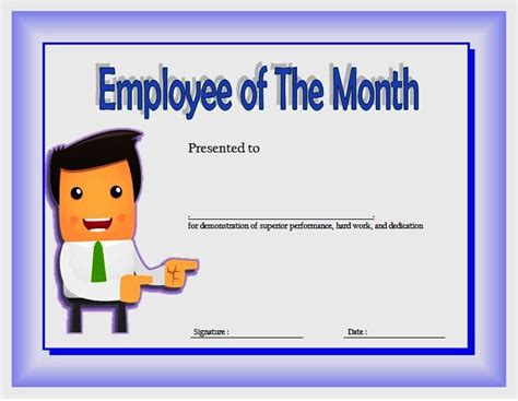 Certificate templates can be used in offices for achievement awards and schools or colleges for participation, gifts, etc. 10+ Employee of The Month Certificate Template Word FREE