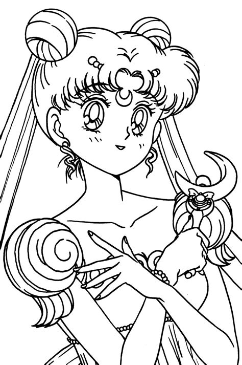 Dibujo Sailor Moon Para Colorear Reverasite