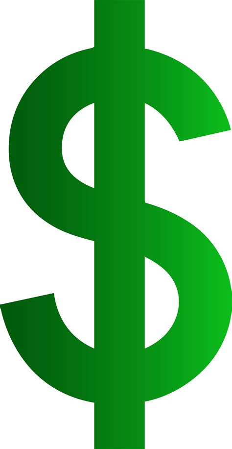 Green Dollar Symbol | Green dollar, Dollar sign, Money sign