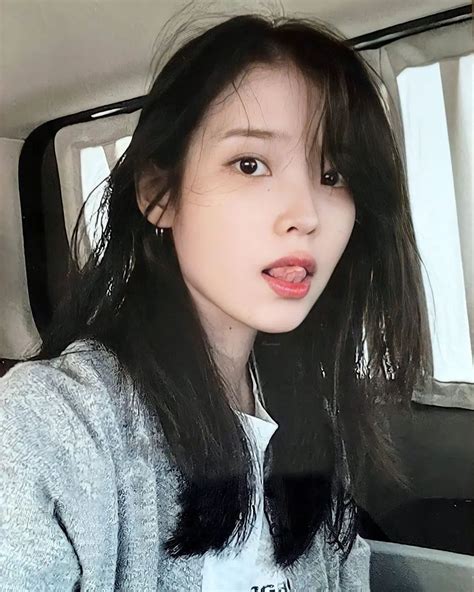 IU 아이유 on Instagram in Cute girl face Army girl Korean girl