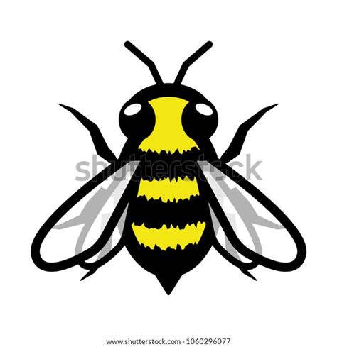 Fuzzy Bee Logo Symbol Icon Sign Stock Vector Royalty Free 1060296077