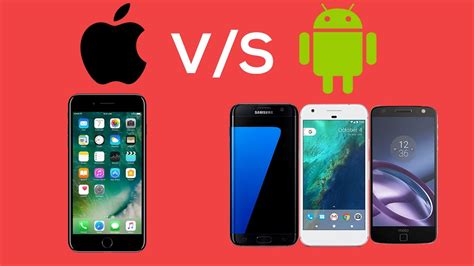 Apple Vs Android 2017 Youtube