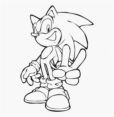 Удивительная раскраска для рисования Sonic скачать или распечатать