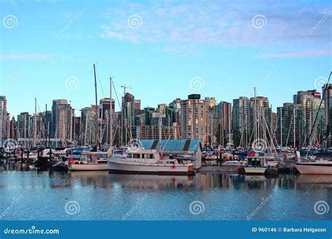 Vancouver Harbor Stock Photo Image Of Skyline Downtown 960146
