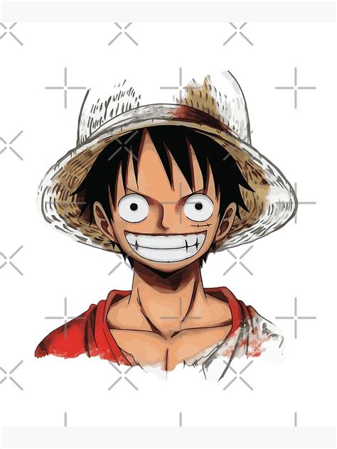 Monkey D Luffy Smiling One Piece Poster For Sale By Gate Bear