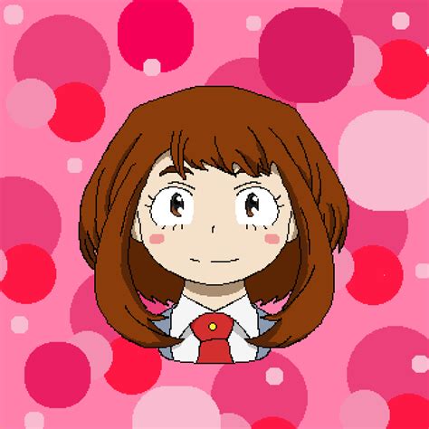 So I Decided To Draw Uraraka In Pixel Art And It Doesnt Look Bad Or