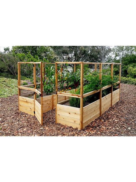 How much do raised garden beds cost? Raised Garden Bed 8'x8' or 8'x12' with Deer Fence Kit ...