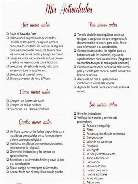 31 Dias Me Restan D Foro Antes De La Boda Mx Planificación De Boda Presupuesto