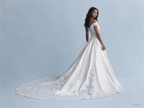 disney s belle wedding dress see every disney princess wedding dress from allure bridals