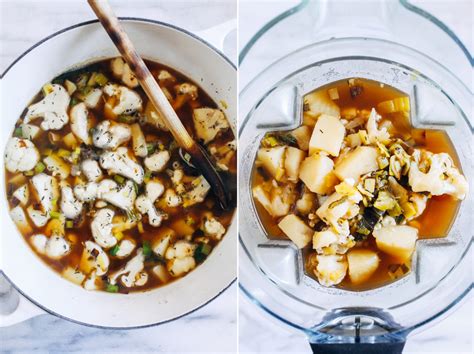 Cauliflower Potato And Leek Soup Making Thyme For Health