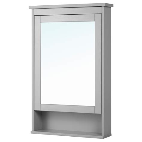 Added to cart something went wrong : HEMNES Mirror cabinet with 1 door - grey - IKEA