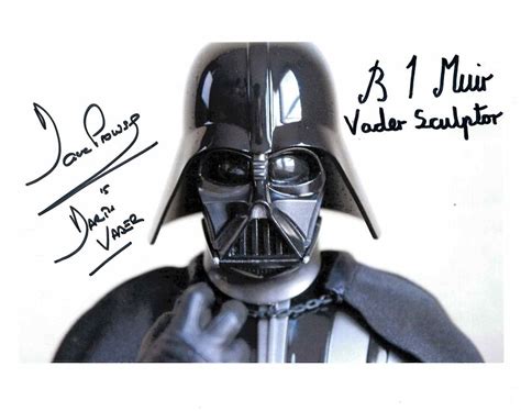 Dave Prowse And Brian Muir Autograph Darth Vader Star Wars