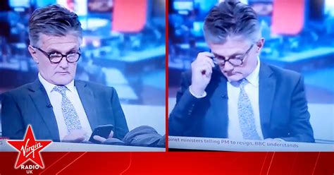 Viewers In Hysterics As Bbc News Presenter Caught Scrolling On Phone