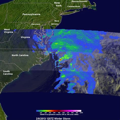 Trmm Sees Intensifying Winter Storm Nasa Global Precipitation