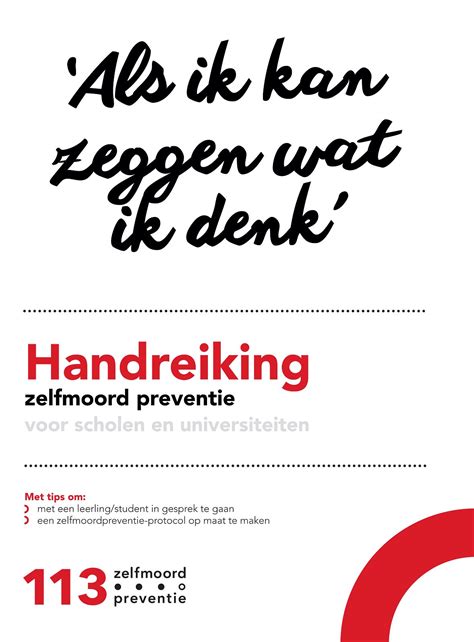 113 Zelfmoordpreventie On Twitter Studieadviseurs