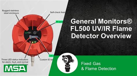 General Monitors Fl500 Uvir Flame Detector Overview Youtube