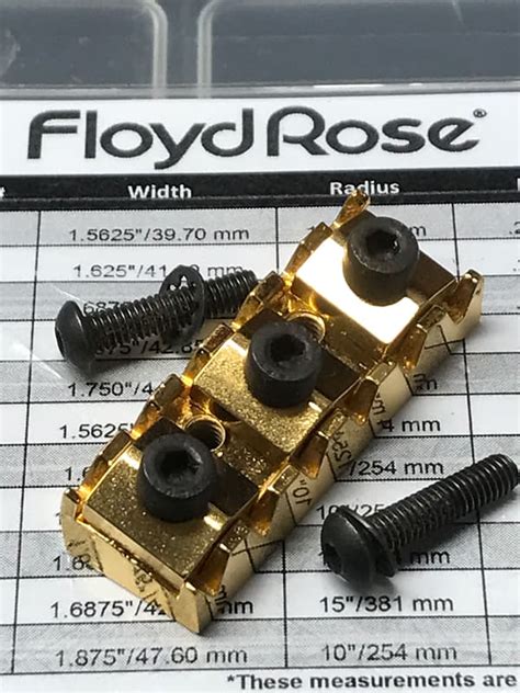 Floyd Rose R5 Locking Nut 2000s Gold Reverb Canada