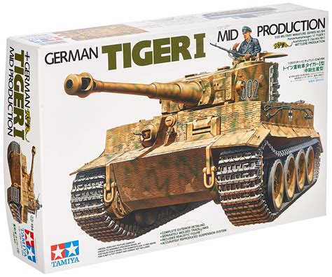 Buy Tamiya Tm German Tiger I Mid Production Tank Model