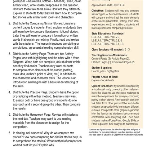 Comparing Similar Stories Free Pdf Download Learn Bright