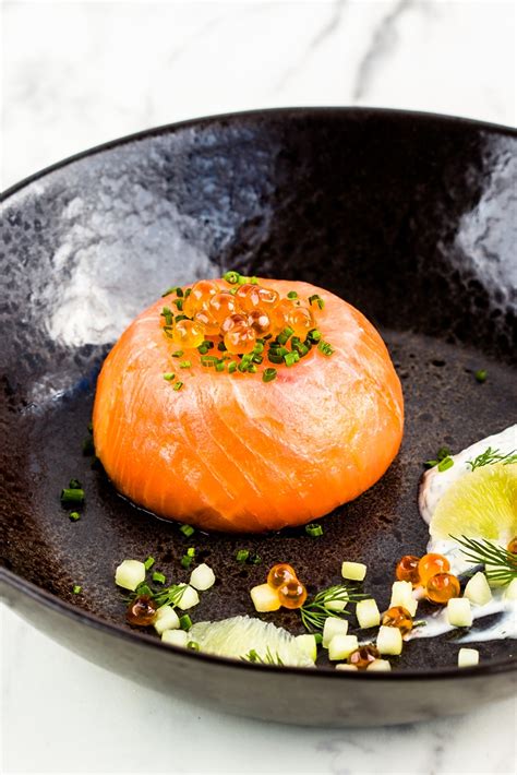 With the motor still running, add the slightly cooled gelatin mixture and blend until well combined. Smoked Salmon Mousse Recipe - Great British Chefs