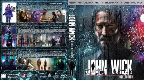 John Wick Collection Custom 4K UHD Cover V2 DVDcover Com