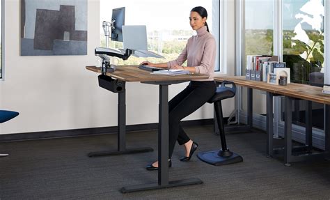 Electric Standing Desk 60x30 Sit To Stand Adjustable Desk Vari®