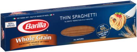 Barilla Whole Grain Thin Spaghetti 1325 Oz Fred Meyer