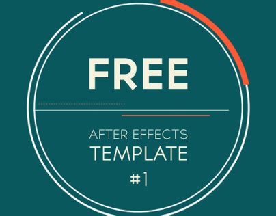 Download over 1561 free after effects templates! Free After Effects Template: 2D Logo Introduction on Behance