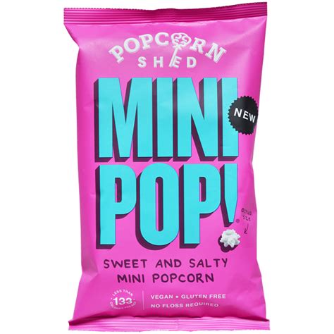 Popcorn Shed Mini Pop Sweet And Salty 24x28g Ddc Foods Ltd