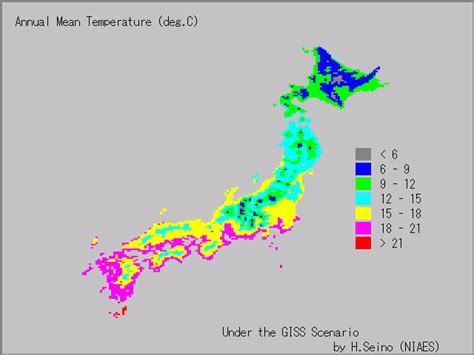 Annual Mean Temperature In Japan G 7 Environment And Natural Resources